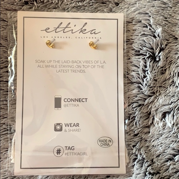 NWT Ettika Fringe Tassel Earrings - Picture 2 of 2